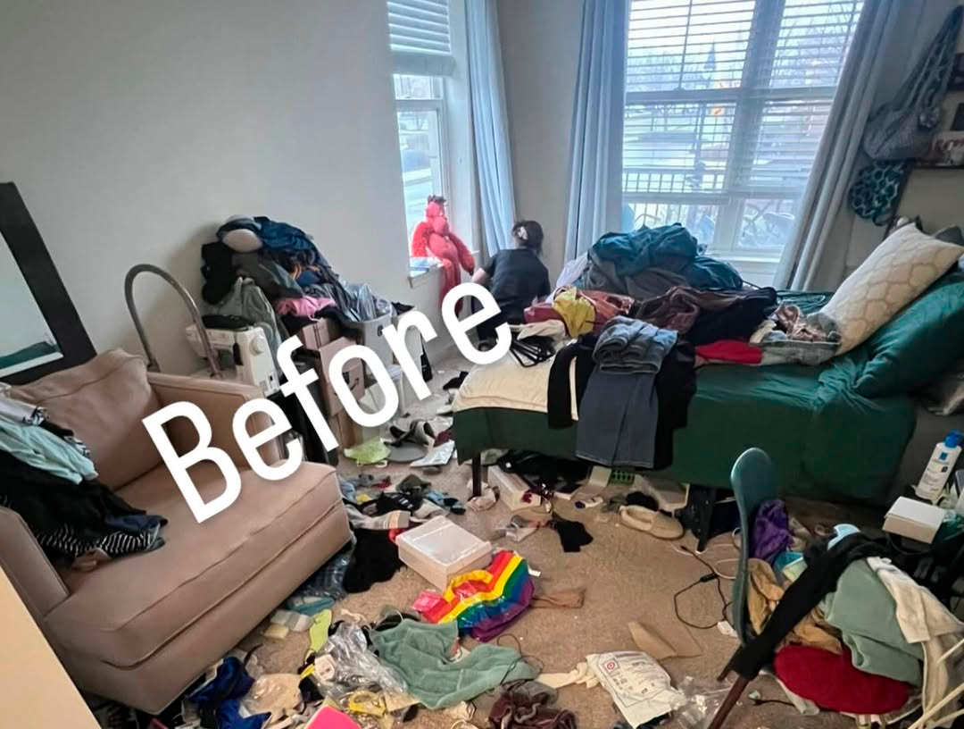 Messy Kitchen Before